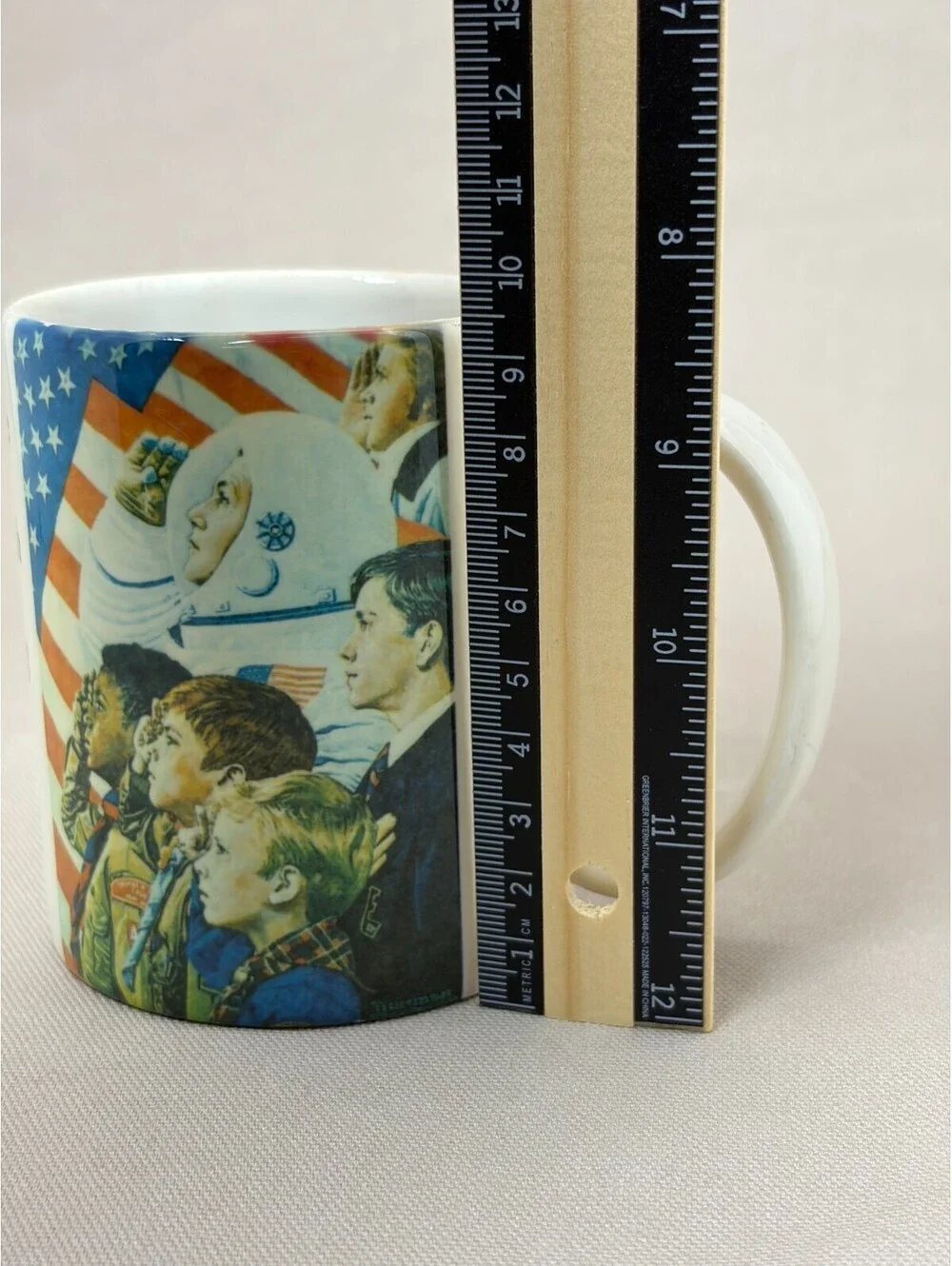 Norman Rockwell Boy Scouts Coffee Mug Friends of Scouting Astronaut Made in USA